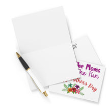 Load image into Gallery viewer, Two Moms Lesbian Mothers Day Card Funny
