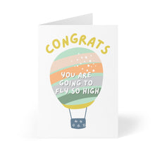 Load image into Gallery viewer, Fly High Congratulations Card
