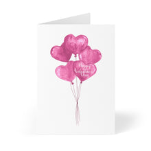 Load image into Gallery viewer, Pink Balloons Valentines Day Card
