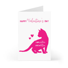 Load image into Gallery viewer, Smitten Kitten Cat Valentines Day Card
