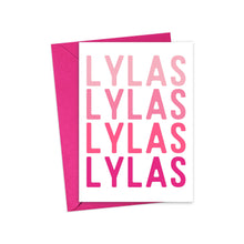 Load image into Gallery viewer, LYLAS Love ya Like a Sis Funny Friendship Card
