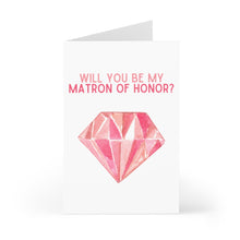 Load image into Gallery viewer, Diamond Bridesmaid Proposal Card
