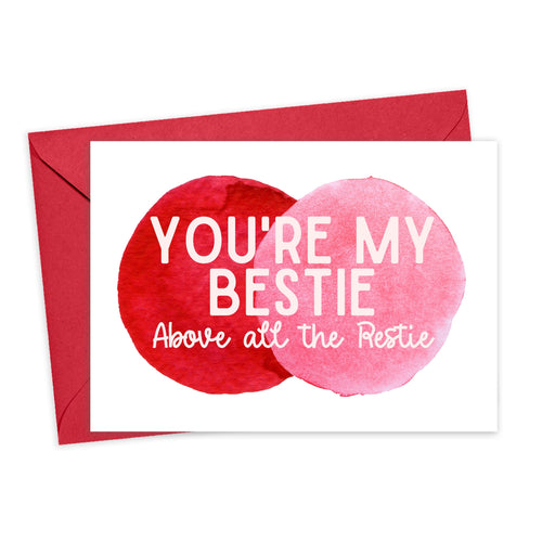 Bestie Best Friend Greeting Card for BFF