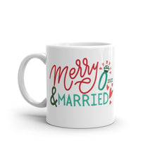 Load image into Gallery viewer, Merry and Married Christmas Coffee Mug
