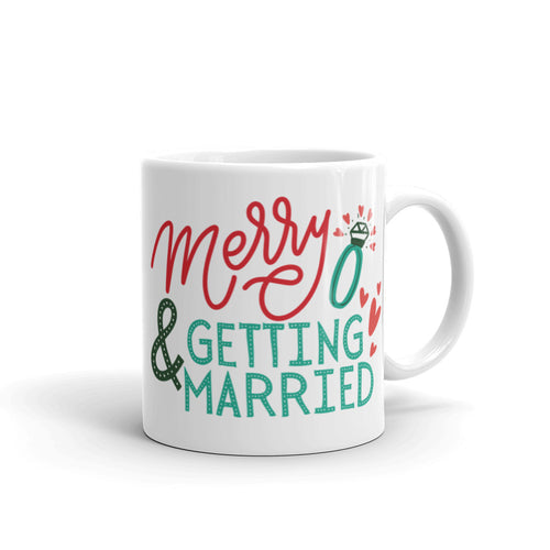 Engagment Getting Married Christmas Coffee Mug